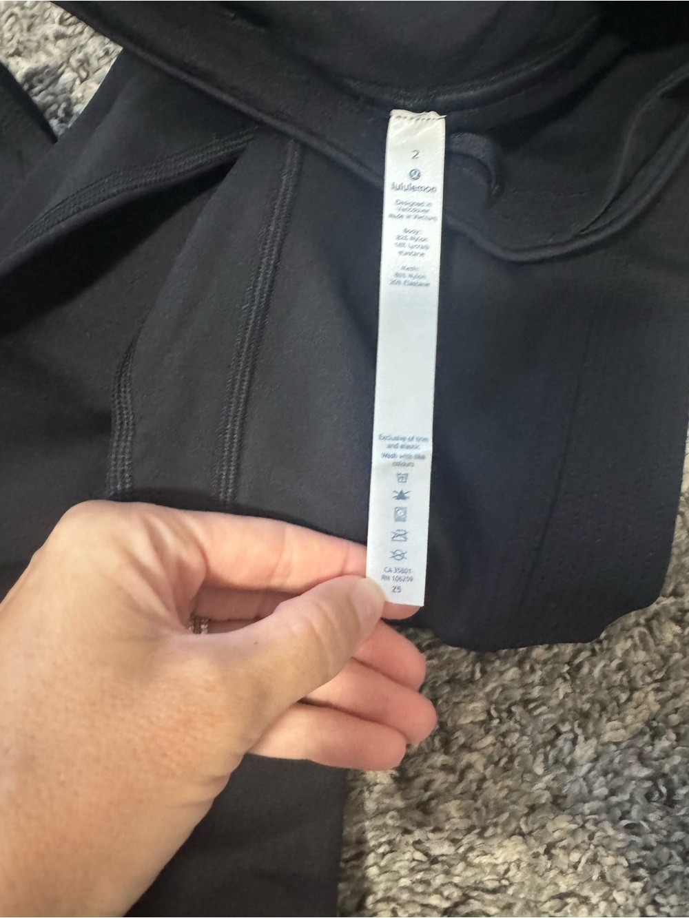 NWT Lululemon Fast As Fleece Leggings - Picture 9 of 9